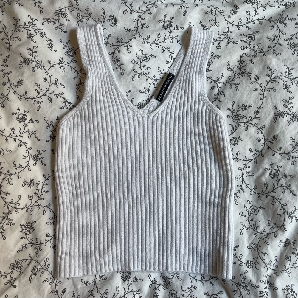 BRANDY MELVILLE RIBBED TANK TOP